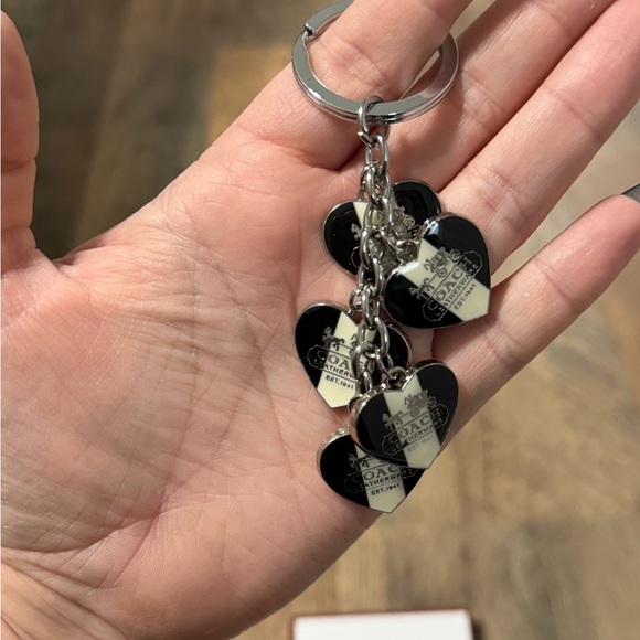 Coach Heart Keychain - Picture 2 of 2